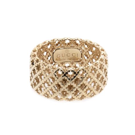 gucci diamantissima ring|gucci trademark ring in gold.